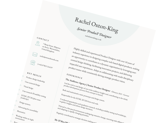 My CV